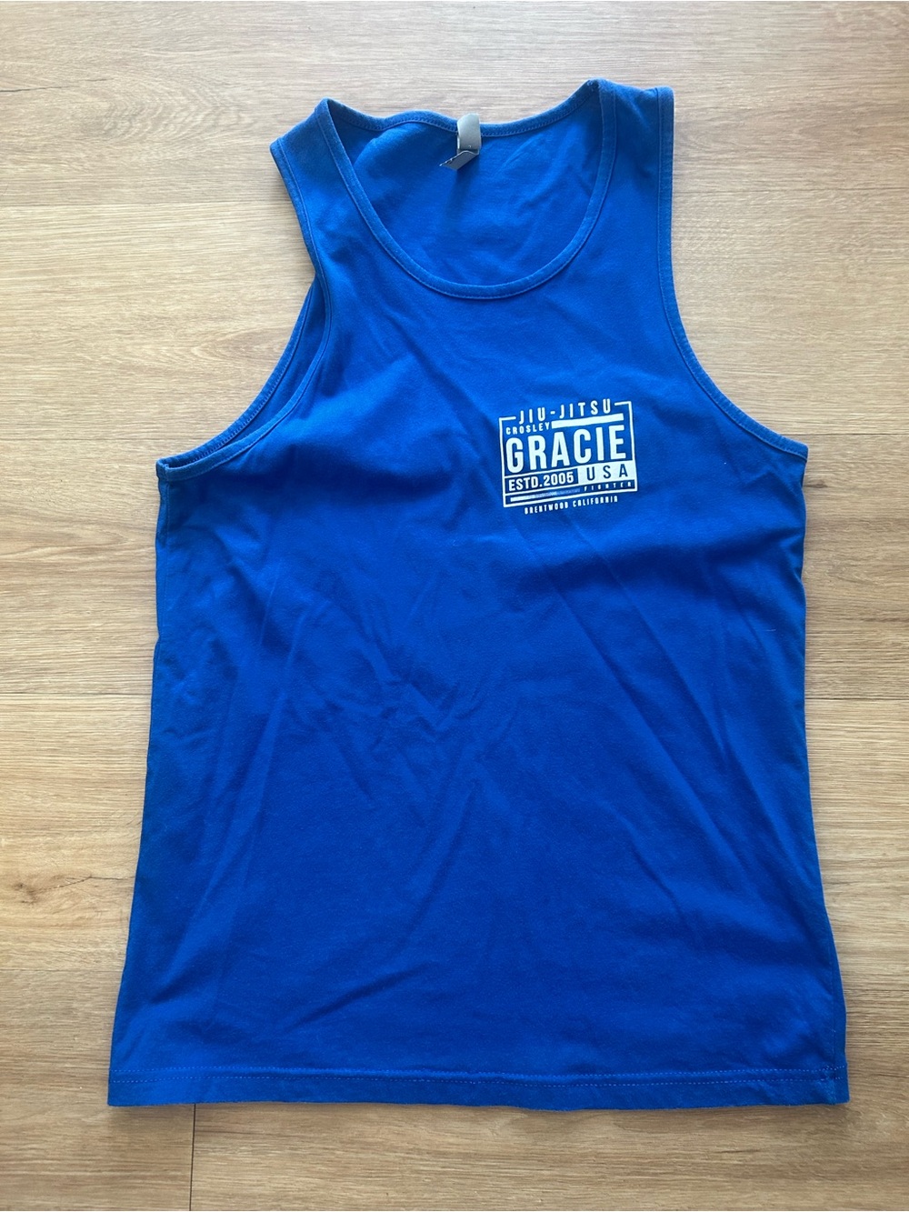 Crosley Gracie Jiu-Jitsu Men’s Royal Blue Tank Top